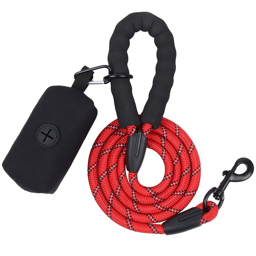 Dog Traction Rope Reflective Nylon Round Rope Explosion-proof Okinawa Dog Rope Toilet Bag Set Poop Bag
Dog Traction Rope Reflective Nylon Round Rope Explosion-proof Okinawa Dog Rope Toilet Bag Set Poop Bag