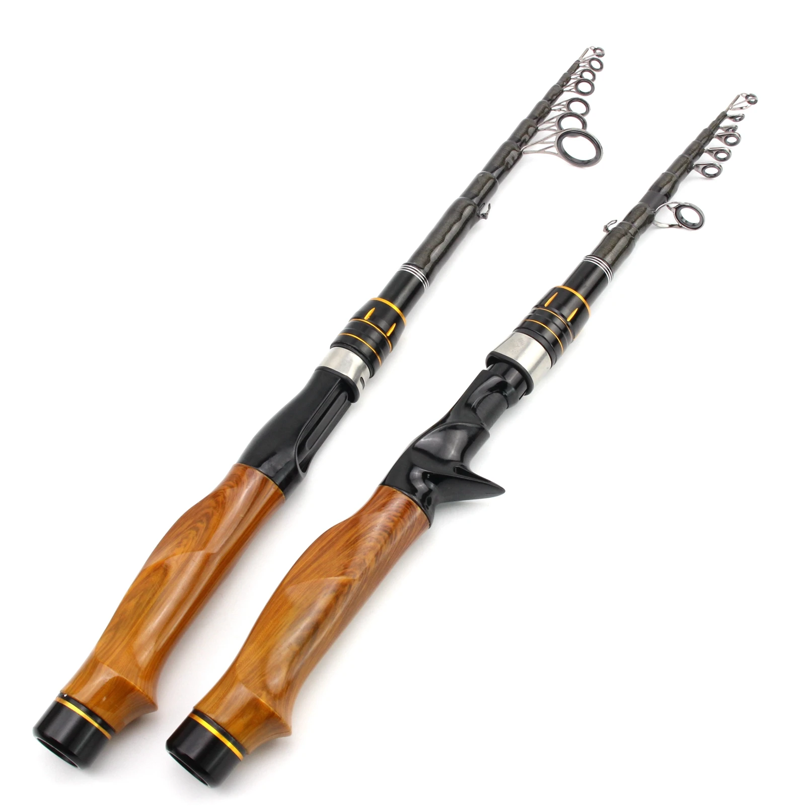 High Quality Carbon Spinning Casting Rod Travel lure Trout telescopic fishing rod Lure Weight 5-20g carp wooden handle pole
High Quality Carbon Spinning Casting Rod Travel lure Trout telescopic fishing rod Lure Weight 5-20g carp wooden handle pole