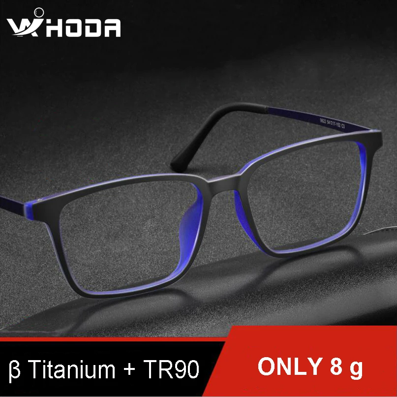 Оправа из титана и TR90 для очков WIHODA F9822, Ультралегкая квадратная из чистого титана, в ретро стиле, по рецепту
Оправа из титана и TR90 для очков WIHODA F9822, Ультралегкая квадратная из чистого титана, в ретро стиле, по рецепту