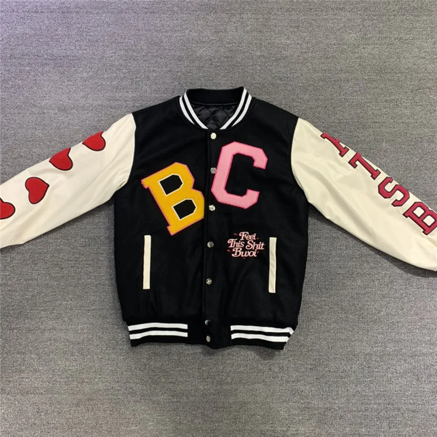 Heavy Fabric Embroidery Kanye Lover Varsity Baseball Jacket Men Women 1:1 High Quality Coat Jackets
Heavy Fabric Embroidery Kanye Lover Varsity Baseball Jacket Men Women 1:1 High Quality Coat Jackets