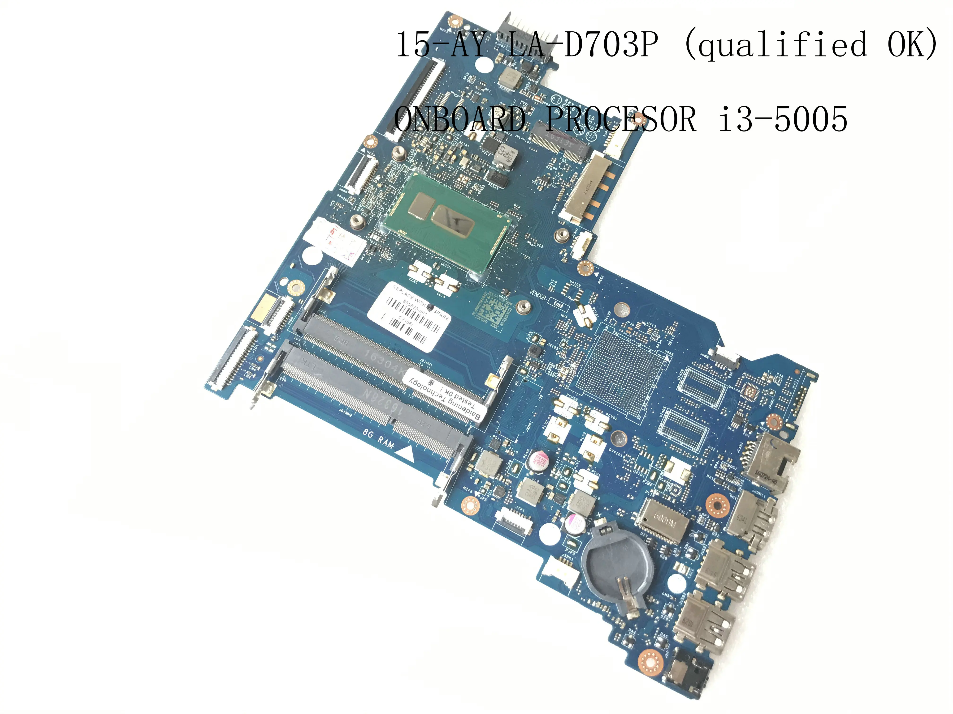 BiNFUL запас BDL50 LA D703P материнская плата/основная плата для HP 15 AU/15 be встроенный