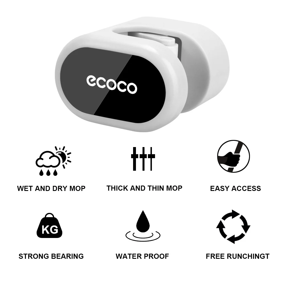 NICEYARD Moistureproof Wall Mounted Mop Broom Holder Punch-free Mop Broom Hanger Household Adhesive Storage Hook Racks
NICEYARD Moistureproof Wall Mounted Mop Broom Holder Punch-free Mop Broom Hanger Household Adhesive Storage Hook Racks