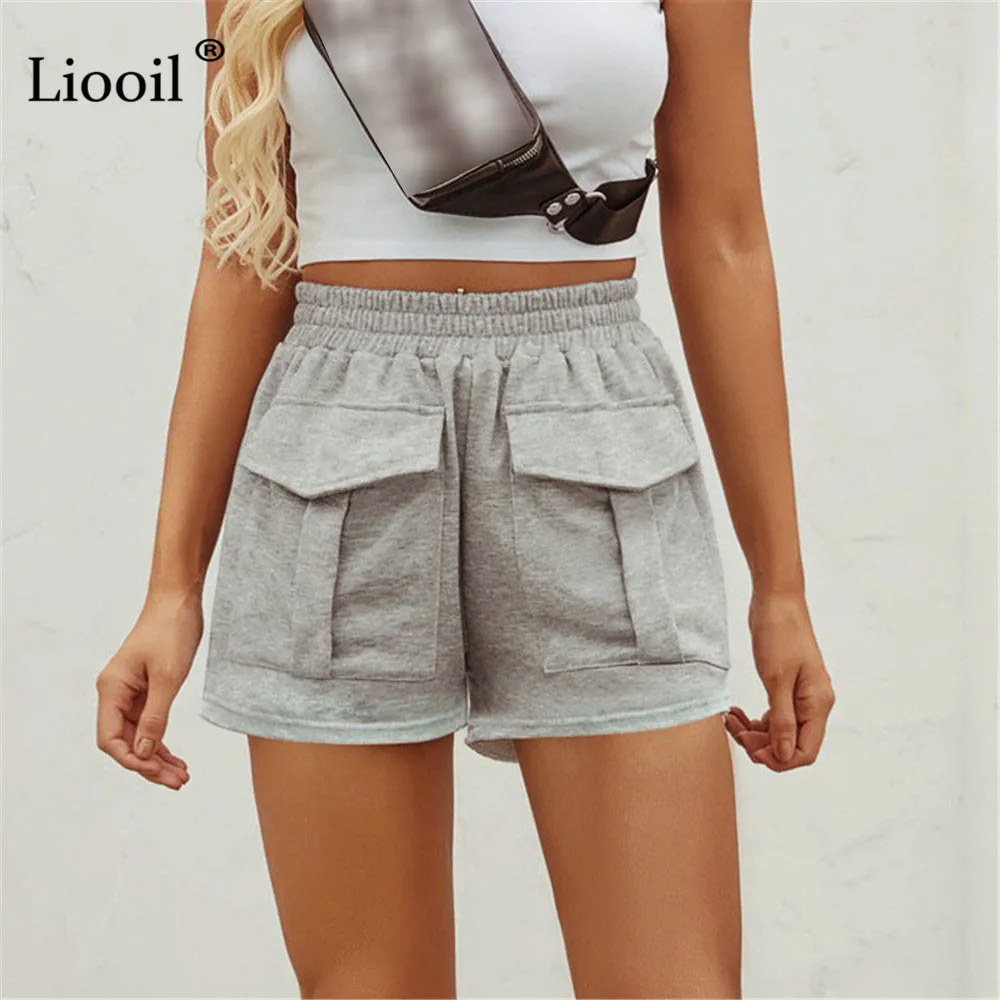 Liooil Casual Gray Straight Sweat Shorts Women With Pockets Summer 2021 Streetwear High Waist Sexy Jogging Female Short Pants
Liooil Casual Gray Straight Sweat Shorts Women With Pockets Summer 2021 Streetwear High Waist Sexy Jogging Female Short Pants
