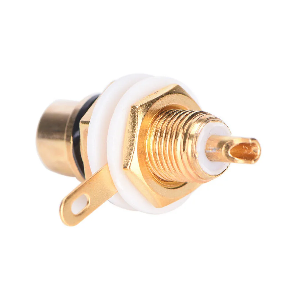 10Pcs Brass RCA Female Jack Socket Red/Black Chassis Panel Mount Connector For Maximum Signal Transmission
10Pcs Brass RCA Female Jack Socket Red/Black Chassis Panel Mount Connector For Maximum Signal Transmission
