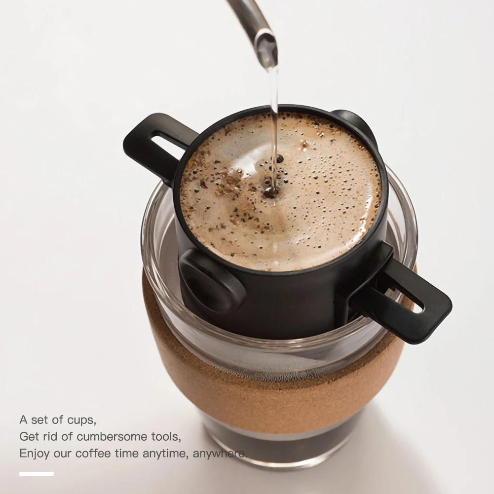 Portable Reusable Hand Drip Coffee Filter Cup for Home Office Travelling Business Espresso Caffe Americano Coffee Maker Dripper
Portable Reusable Hand Drip Coffee Filter Cup for Home Office Travelling Business Espresso Caffe Americano Coffee Maker Dripper