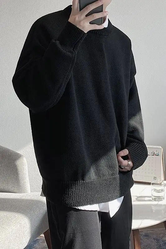 2020 Autumn And Winter New Youth Popular Loose Men's Solid Color Basic Thick Knit Sweater Fashion Casual Simple Pullover
2020 Autumn And Winter New Youth Popular Loose Men's Solid Color Basic Thick Knit Sweater Fashion Casual Simple Pullover