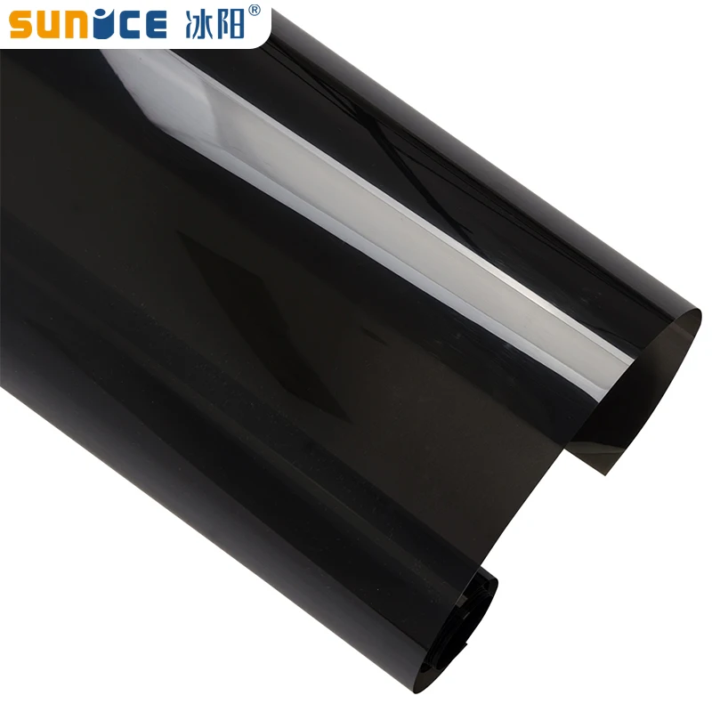 Sunice10 % VLT черная автомобильная пленка для окон 2mil 99% устойчивая к УФ излучению нано