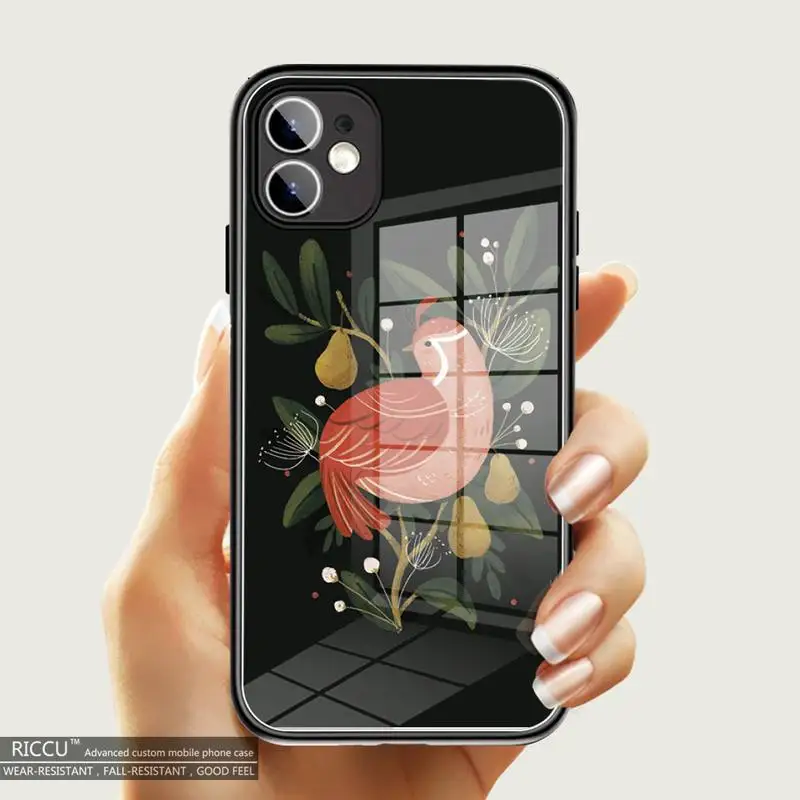 Cute animal flower bird cat leopard Phone Case Glass For iPhone 11 Pro XR XS MAX 8 X 7 6S 6 Plus SE 2020 12 Pro Max Mini Covers
Cute animal flower bird cat leopard Phone Case Glass For iPhone 11 Pro XR XS MAX 8 X 7 6S 6 Plus SE 2020 12 Pro Max Mini Covers