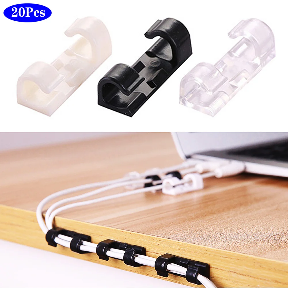 20Pcs/Set Cable Winder Wire Storage Silicon Cable Manager Holder Desk Tidy Organiser for Digital Cable Clips Organizer
20Pcs/Set Cable Winder Wire Storage Silicon Cable Manager Holder Desk Tidy Organiser for Digital Cable Clips Organizer
