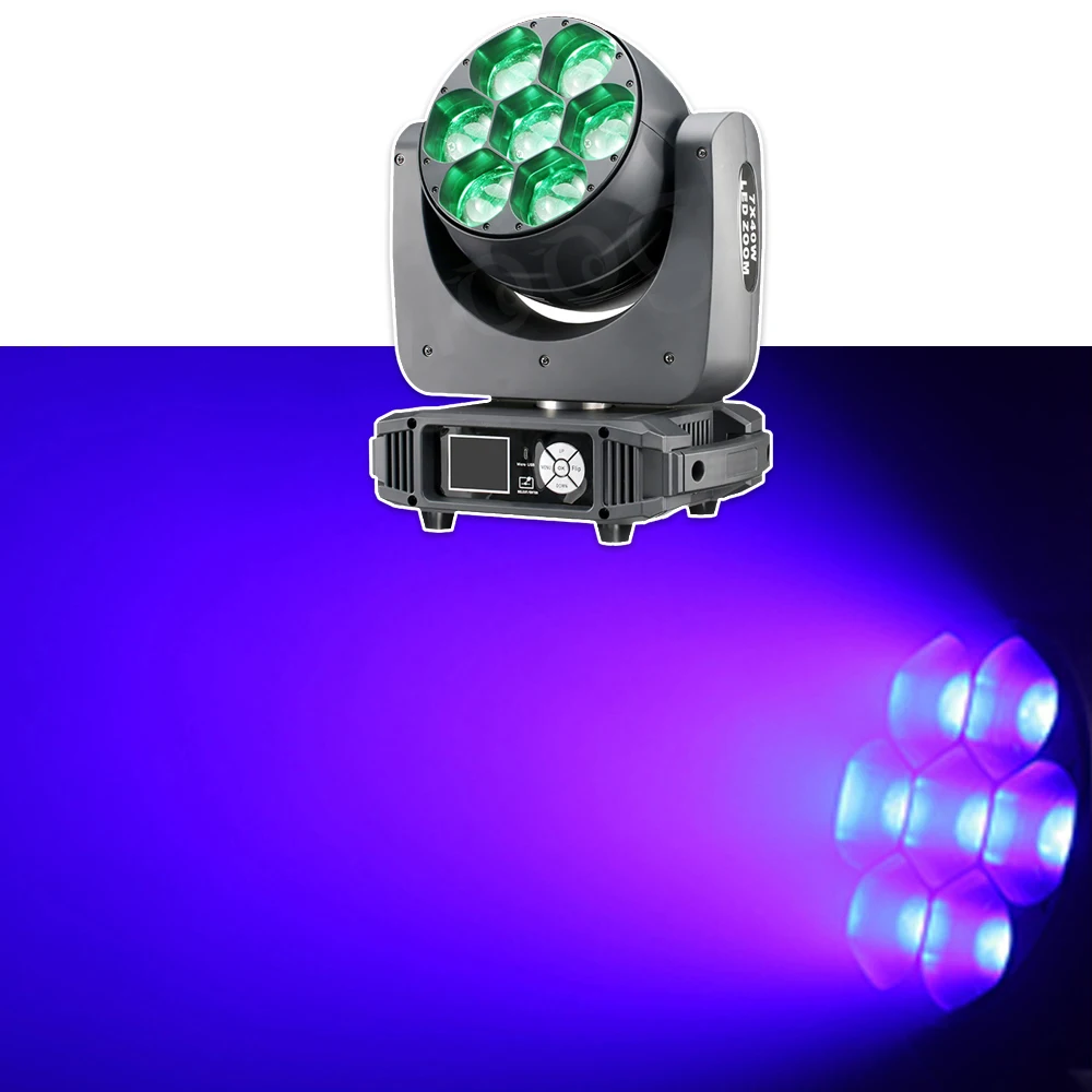 Bee Eyes Lamp 7X40W RGBW 4in1 LED Moving Head Light Beam Wash 2IN1 Effect Light DMX512 Control For DJ Disco Wedding Club Party
Bee Eyes Lamp 7X40W RGBW 4in1 LED Moving Head Light Beam Wash 2IN1 Effect Light DMX512 Control For DJ Disco Wedding Club Party