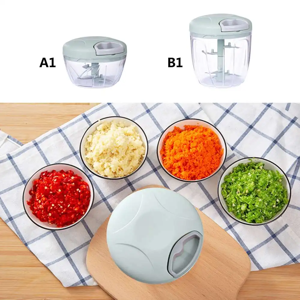 Manual Fruit Vegetable Chopper Hand Pull Food Cutter Grinder Kitchen Tool Accessories S/L 
Manual Fruit Vegetable Chopper Hand Pull Food Cutter Grinder Kitchen Tool Accessories S/L