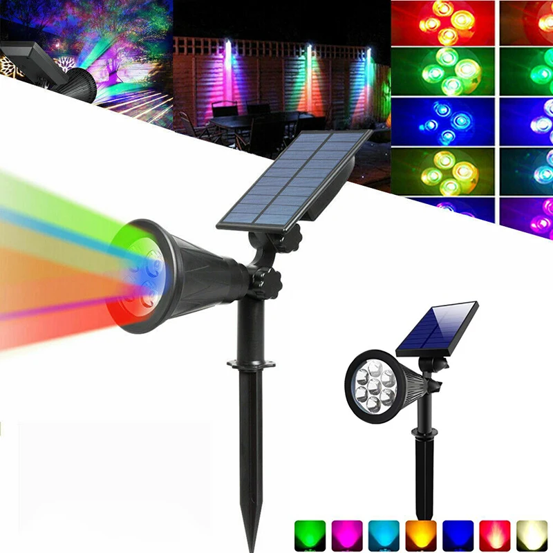 4/7 LED Solar Lawn Lamp Spot Lights Outdoor Adjustable Wall Light Landscape Light Security Lighting For Garden Patio Decor
4/7 LED Solar Lawn Lamp Spot Lights Outdoor Adjustable Wall Light Landscape Light Security Lighting For Garden Patio Decor