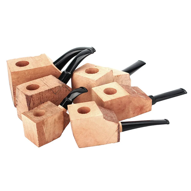 High quality Smoking Pipe Tobacco Hand Pipe Special Use Briar Wood Block with Acrylic Mouthpiece
High quality Smoking Pipe Tobacco Hand Pipe Special Use Briar Wood Block with Acrylic Mouthpiece