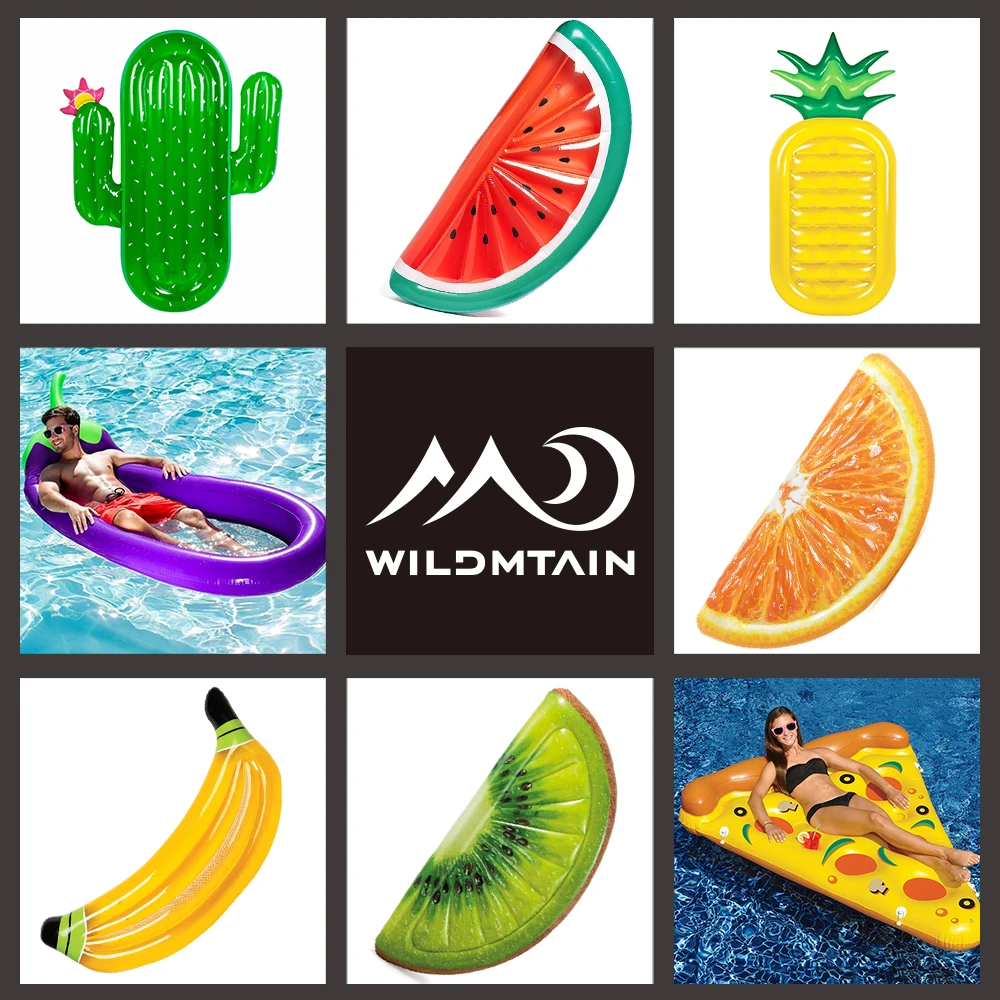 WILDMTAIN Inflatable Sea Mattress 185cm / 71", Swimming Ring - Pineapple, Watermelon, Pizza, Donut Pool Float Air Bed for Adult
WILDMTAIN Inflatable Sea Mattress 185cm / 71", Swimming Ring - Pineapple, Watermelon, Pizza, Donut Pool Float Air Bed for Adult