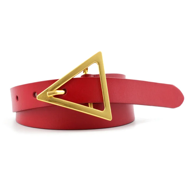 Vintage Ladies Belt Golden Triangle Buckle Elegent PU Belts Luxury Female Belt Dress Simple Thin Business Waistband 
Vintage Ladies Belt Golden Triangle Buckle Elegent PU Belts Luxury Female Belt Dress Simple Thin Business Waistband