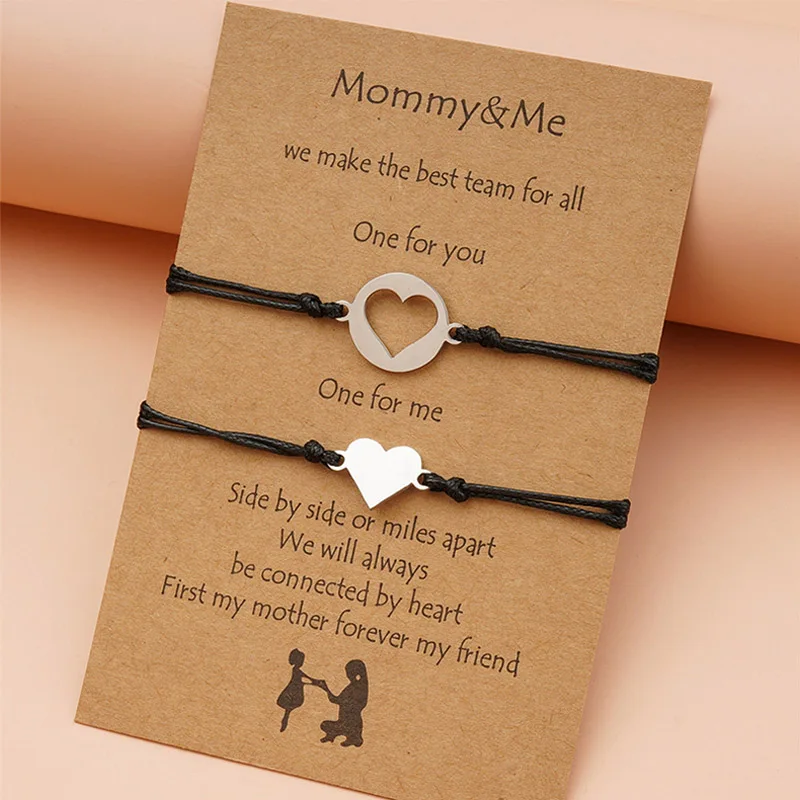 New Double Heart Butterfly Sisters Card Bracelets Best Friendship Stainless Steel Handmade Birthday Gift Mother's Day Jewelrys
New Double Heart Butterfly Sisters Card Bracelets Best Friendship Stainless Steel Handmade Birthday Gift Mother's Day Jewelrys