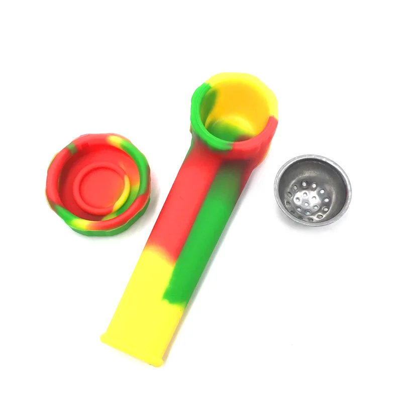 Immediately Delivery Environmentally Multi-color Portable Silicone Pipe Smoking Pipe with Cover Tobacco Herb Smoke Accessories 
Immediately Delivery Environmentally Multi-color Portable Silicone Pipe Smoking Pipe with Cover Tobacco Herb Smoke Accessories