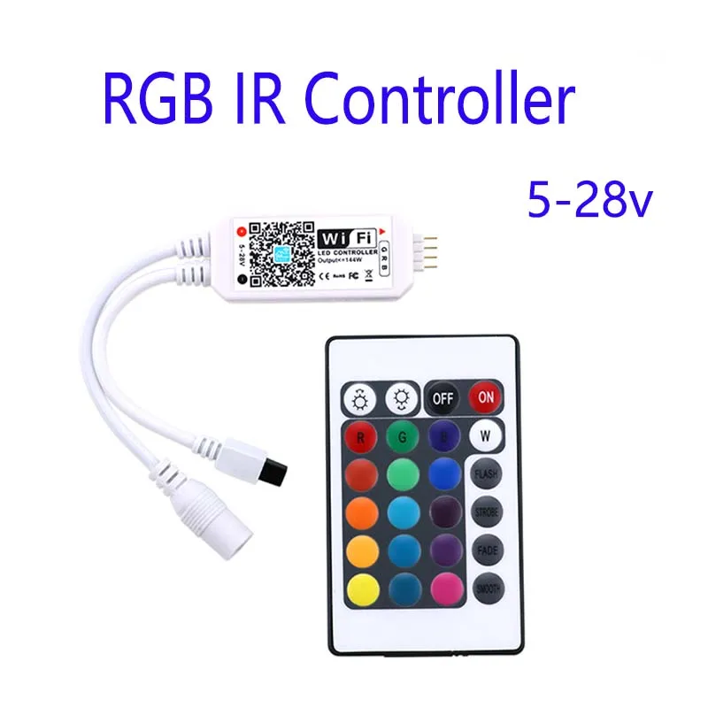 Беспроводной Wi-Fi Bluetooth контроллер Magic Home Одноцветный RGB/RGBW для Пиксельной светодиодной ленты 5050 WS2811 WS2812B
Беспроводной Wi-Fi Bluetooth контроллер Magic Home Одноцветный RGB/RGBW для Пиксельной светодиодной ленты 5050 WS2811 WS2812B