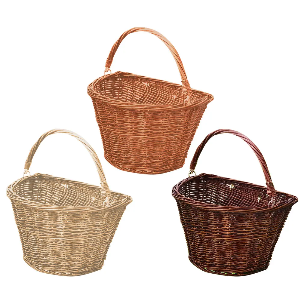 Bike Handwoven Basket Detachable Water Resistant Bicycle Front Handlebar Crate Universal For Boys Girls Bikes Wicker Basket 
Bike Handwoven Basket Detachable Water Resistant Bicycle Front Handlebar Crate Universal For Boys Girls Bikes Wicker Basket