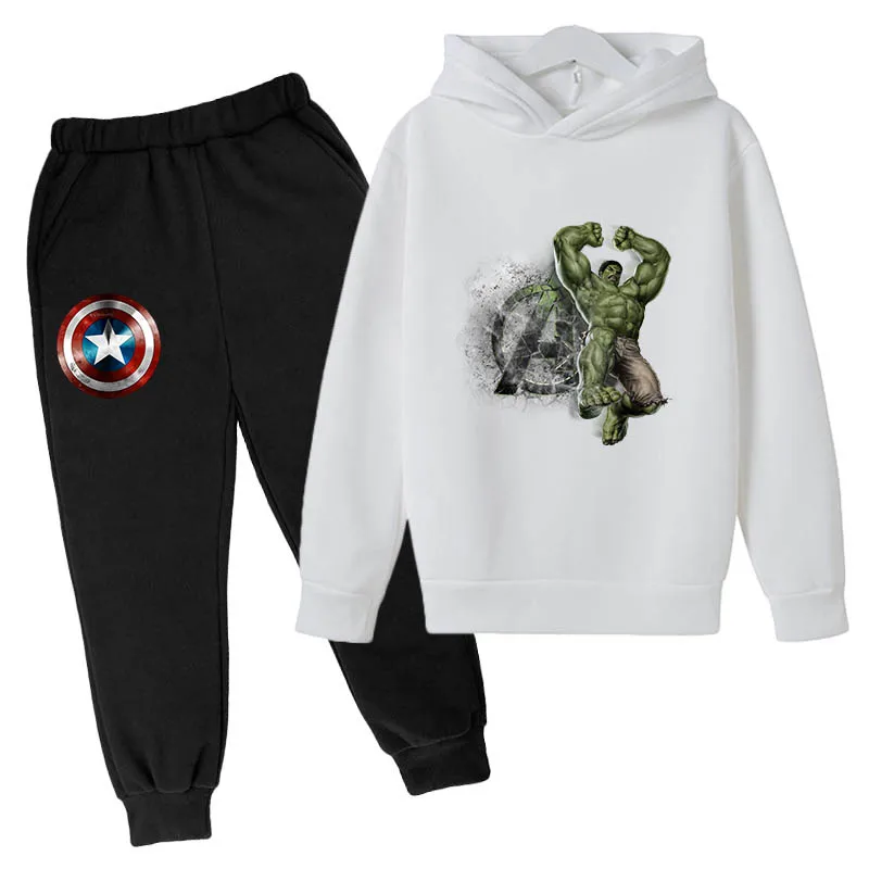 

2021Hulk Clothing Sets Child Tracksuit Green Monster Giant Hoodies Kids clothes Boy Sets Girls Clothes Clothes for Teenagers