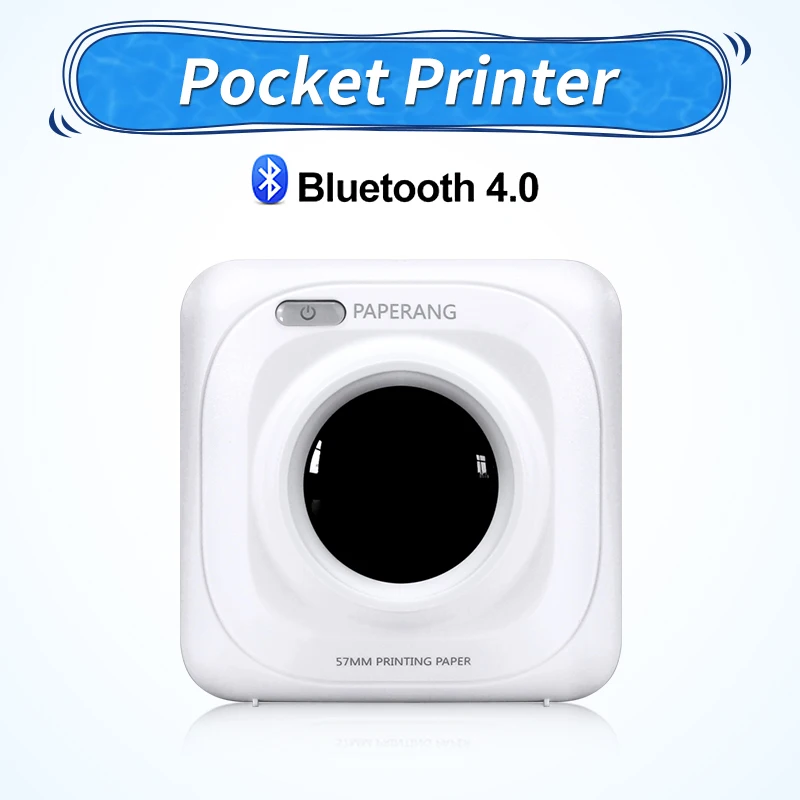 PAPERANG Portable Thermal Bluetooth Printer Mini Wireless Picture Photo Printer For Mobile Phone Android iOS
PAPERANG Portable Thermal Bluetooth Printer Mini Wireless Picture Photo Printer For Mobile Phone Android iOS