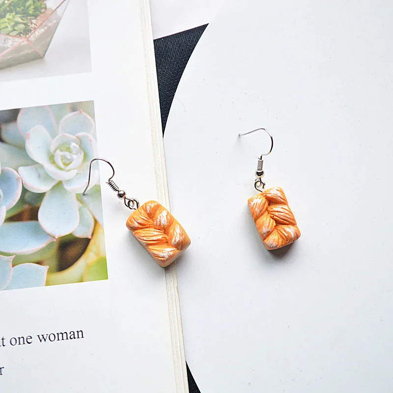 SNCSDK Fashion simulation jewelry cute popular temperament wild cake fun bread Women's dangle earrings
SNCSDK Fashion simulation jewelry cute popular temperament wild cake fun bread Women's dangle earrings