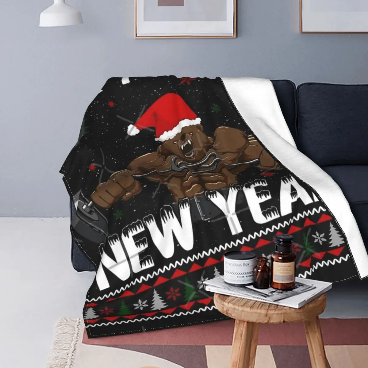 Manta a cuadros con capucha para la cama, colcha de Feliz Año Nuevo, de navidad, para el sofá
Manta a cuadros con capucha para la cama, colcha de Feliz Año Nuevo, de navidad, para el sofá