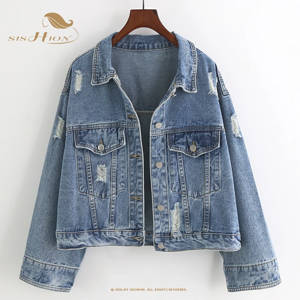 Women Denim Jacket feminine Spring Autumn Loose short Hong Kong-Style Retro Coat YL0233 Long Sleeve Outerwear Female veste femme
Women Denim Jacket feminine Spring Autumn Loose short Hong Kong-Style Retro Coat YL0233 Long Sleeve Outerwear Female veste femme