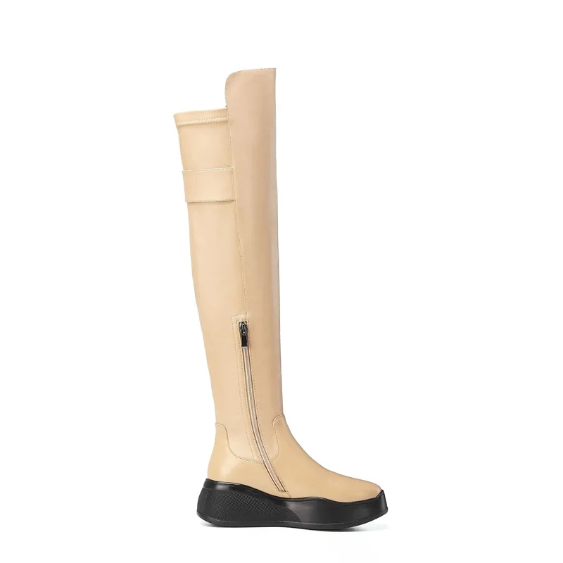 ZVQ Winter New Fashion Over Knee High Boots Outside Comfortable High Heels Platform Genuine Leather Women Shoes Drop Shipping
ZVQ Winter New Fashion Over Knee High Boots Outside Comfortable High Heels Platform Genuine Leather Women Shoes Drop Shipping
