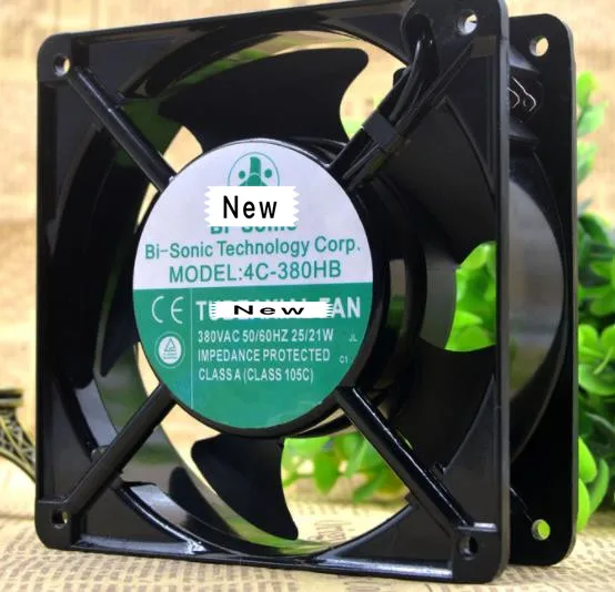 Новый вентилятор 12038 380 в 12 см 4C-380HB/S Мощный охлаждающий | Электроника