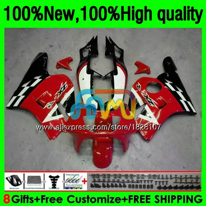Body For KAWASAKI Bodys ZXR 400 ZXR400 91 92 93 94 95 96 161BS.99 ZXR-400 1991 1992 1993 1994 1995 Red black 1996 Fairing kit
Body For KAWASAKI Bodys ZXR 400 ZXR400 91 92 93 94 95 96 161BS.99 ZXR-400 1991 1992 1993 1994 1995 Red black 1996 Fairing kit