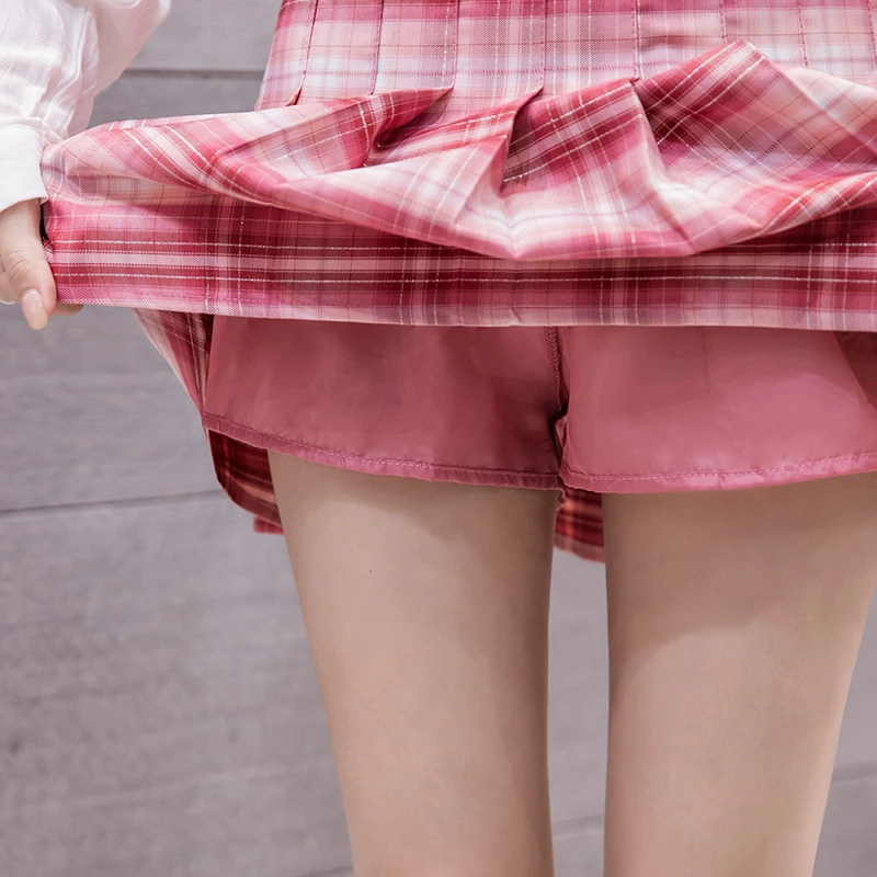 New 2021 Spring Summer High Waist Plaid Pleated Skirts Sexy Fashion Women's Skirt Office Ladies Cute Skirt
New 2021 Spring Summer High Waist Plaid Pleated Skirts Sexy Fashion Women's Skirt Office Ladies Cute Skirt