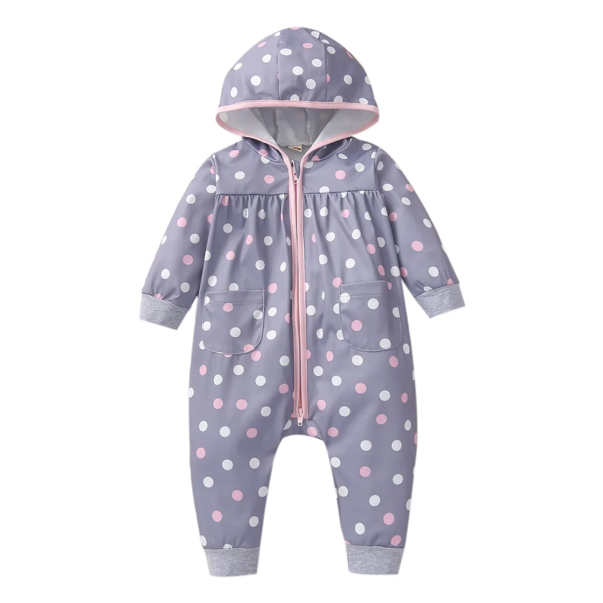 Baby Jumpsuit Children's Clothes Girl Baby Polka Dot Cute Kids Romper Autumn Clothing Children's Hoodie Girl Kids Coat Suit Zip
Baby Jumpsuit Children's Clothes Girl Baby Polka Dot Cute Kids Romper Autumn Clothing Children's Hoodie Girl Kids Coat Suit Zip