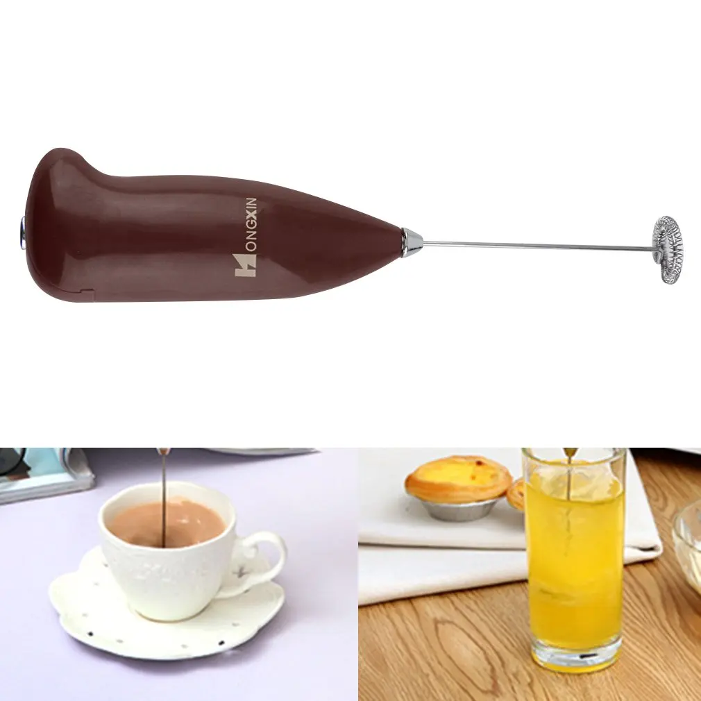 Coffee Milk Frother Wand Handheld Electric Foam Maker for Coffee Milk Durable Drink Mixer With Stainless Steel Whisk 
Coffee Milk Frother Wand Handheld Electric Foam Maker for Coffee Milk Durable Drink Mixer With Stainless Steel Whisk