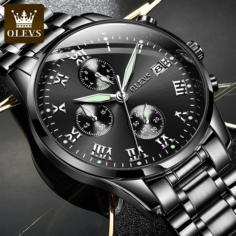 Mens Quartz Luxury Watch OLEVS Brand Fashion Silver Business Watch Men Casual Waterproof Date Sport Wristwatch Relogio Masculino
Mens Quartz Luxury Watch OLEVS Brand Fashion Silver Business Watch Men Casual Waterproof Date Sport Wristwatch Relogio Masculino