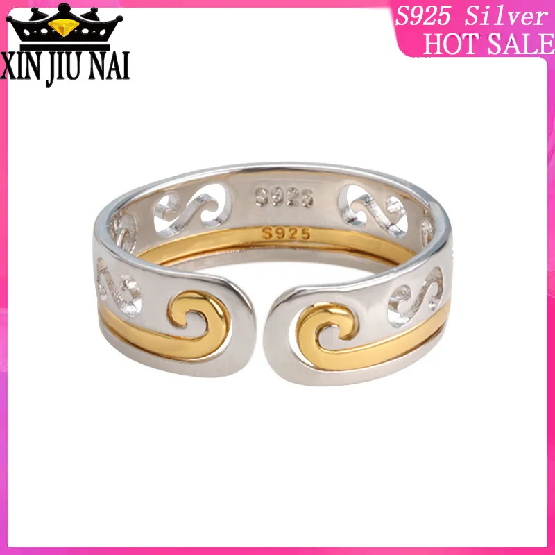 925 sterling silver Sun Wukong 2 in1 Resizable Open Rings for Men Women Creative Personalized Jewelry For Couple Rose Gold Rings
925 sterling silver Sun Wukong 2 in1 Resizable Open Rings for Men Women Creative Personalized Jewelry For Couple Rose Gold Rings