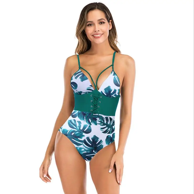 Push Up One Piece Swimsuit 2021 Sexy Swimwear Women Lace Up Bathing Suit Women Black Beachwear Bodysuits Tummy Control w518
Push Up One Piece Swimsuit 2021 Sexy Swimwear Women Lace Up Bathing Suit Women Black Beachwear Bodysuits Tummy Control w518