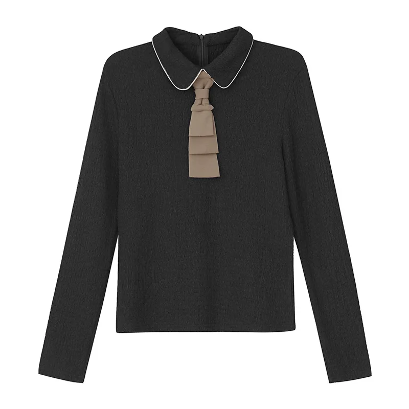 TVVOVVIN 2021 Korean Spring New Simple Fashion Lapel Necktie Solid Color Pullover Shirt Long Sleeve Pleated Tops C270 4BC4
TVVOVVIN 2021 Korean Spring New Simple Fashion Lapel Necktie Solid Color Pullover Shirt Long Sleeve Pleated Tops C270 4BC4