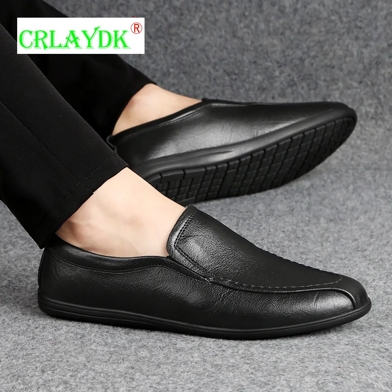 Туфли CRLAYDK мужские без застежки, классические легкие лоферы, удобная деловая обувь на плоской подошве для вождения, повседневные Мокасины
Туфли CRLAYDK мужские без застежки, классические легкие лоферы, удобная деловая обувь на плоской подошве для вождения, повседневные Мокасины