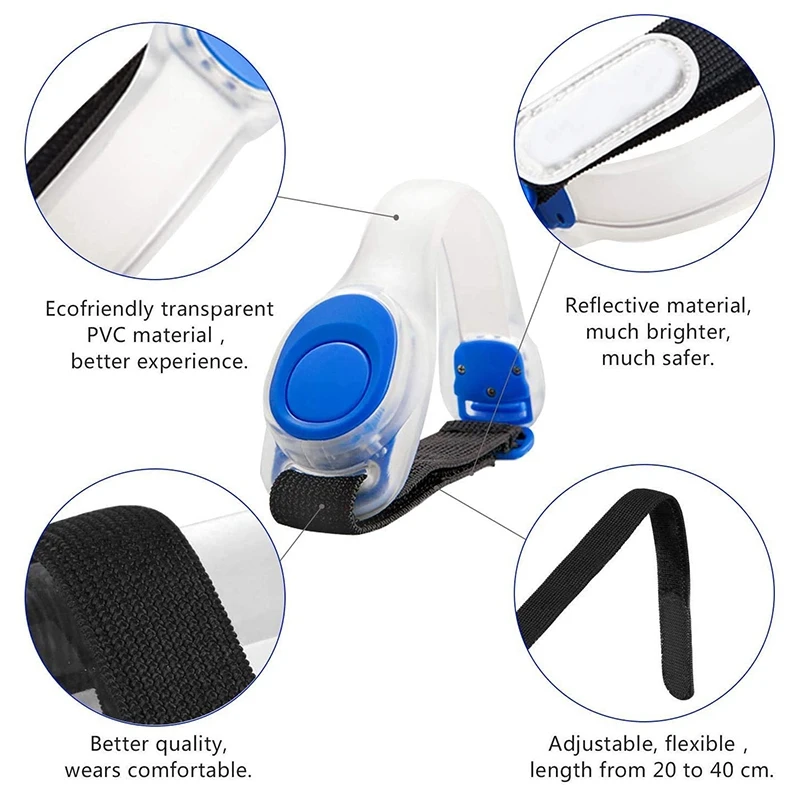 2Pcs LED Armband, LED Armband Reflective Running Gear for Outdoor Activities and Exercise, Running
2Pcs LED Armband, LED Armband Reflective Running Gear for Outdoor Activities and Exercise, Running