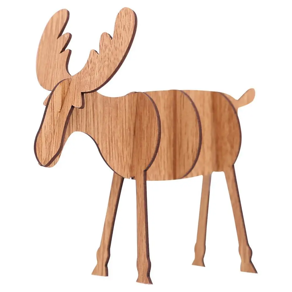 Reindeer Christmas Decoration Wooden DIY Standing Elk Decorations Christmas Indoor Decorations Ideal Holiday Present
Reindeer Christmas Decoration Wooden DIY Standing Elk Decorations Christmas Indoor Decorations Ideal Holiday Present