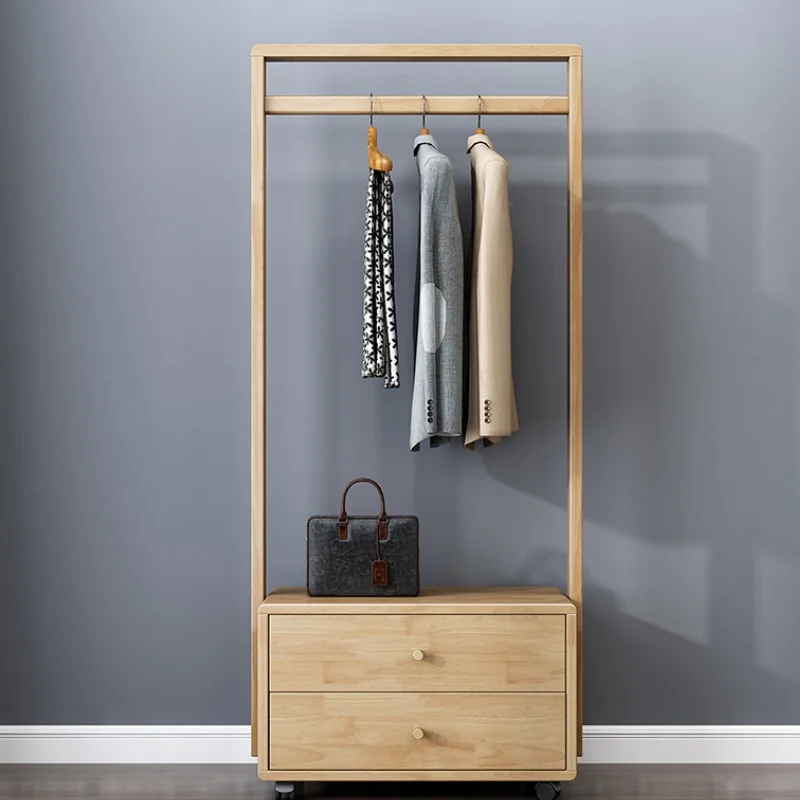 Wardrobe with Drawer Indoor Living Room Solid Wood Clothes Hangers Coat Racks Floor Hanging Bedroom Multi-functional Cloth Shelf
Wardrobe with Drawer Indoor Living Room Solid Wood Clothes Hangers Coat Racks Floor Hanging Bedroom Multi-functional Cloth Shelf