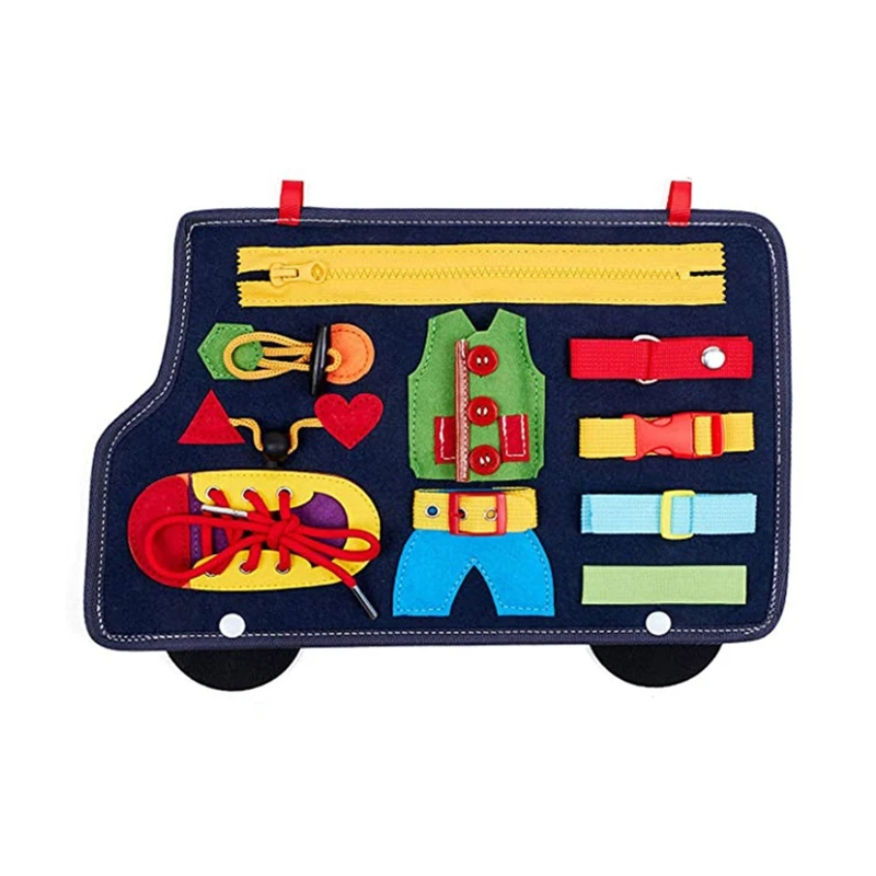 Toddlers Montessori Toy Baby Infants Basic Skills Activity Busy Board Educational Learning Dress Sensory Toys
Toddlers Montessori Toy Baby Infants Basic Skills Activity Busy Board Educational Learning Dress Sensory Toys