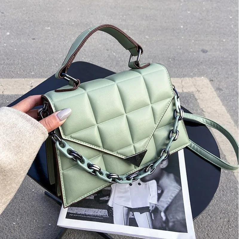 ATLI Ladies Small Square Bag 2021 Fashion New Quality PU Leather Women's Handbags Solid Color Lingge Shoulder Messenger Bags
ATLI Ladies Small Square Bag 2021 Fashion New Quality PU Leather Women's Handbags Solid Color Lingge Shoulder Messenger Bags