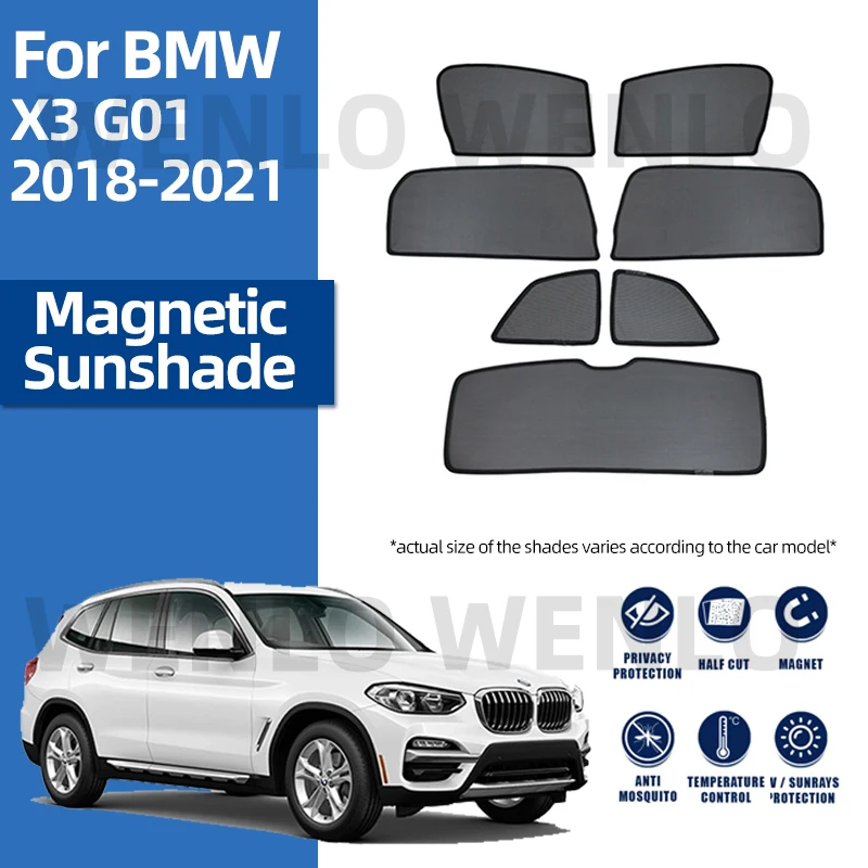 For BMW X3 G01 2018-2021 Sun Shading Mesh Easy Installment Foldable Car Net Privacy Protection Magnetic Cover
For BMW X3 G01 2018-2021 Sun Shading Mesh Easy Installment Foldable Car Net Privacy Protection Magnetic Cover