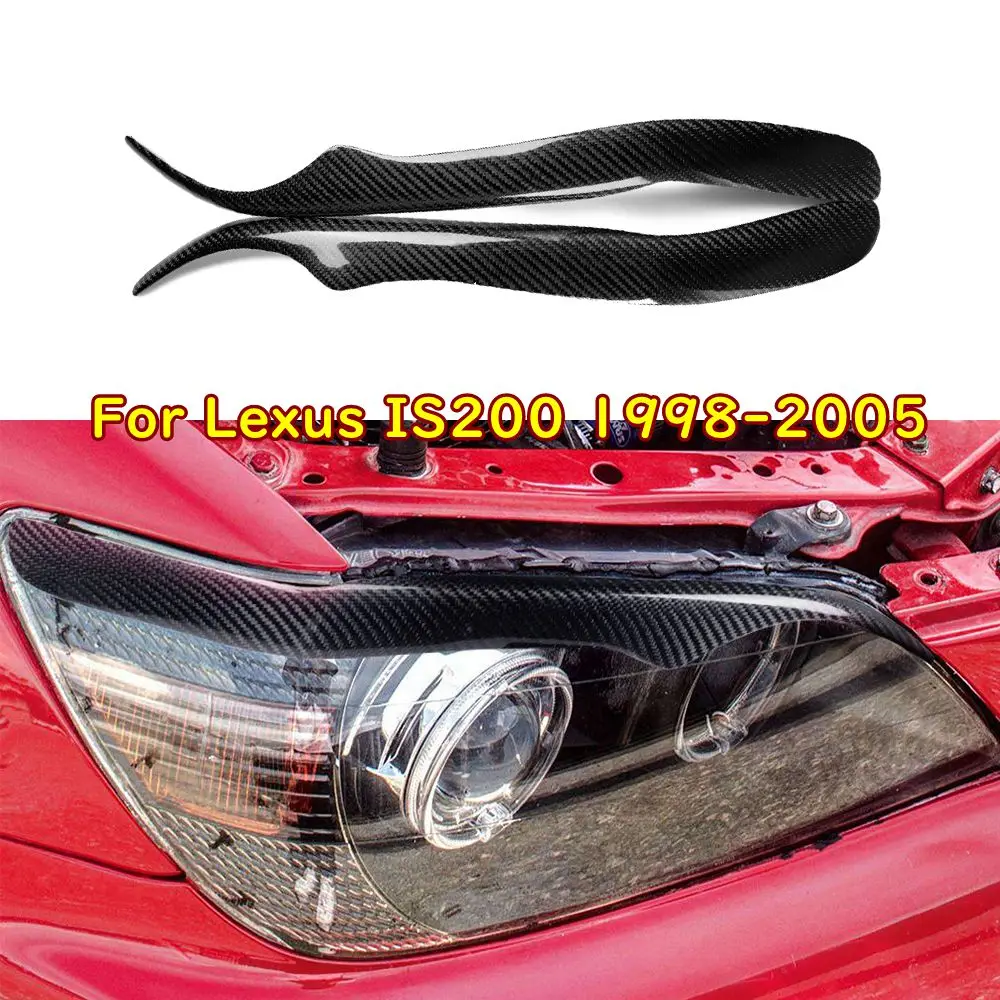 Carbon Fiber Eyebrow Eyelid Car Headlight Eyebrows Stickers Trim Cover For Lexus IS200 1998 1999 2000 2001 2002 2003 2004 2005 
Carbon Fiber Eyebrow Eyelid Car Headlight Eyebrows Stickers Trim Cover For Lexus IS200 1998 1999 2000 2001 2002 2003 2004 2005