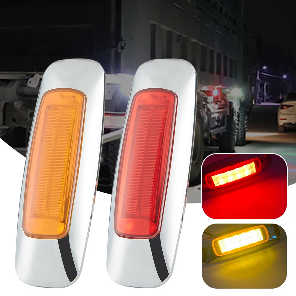 2pcs 1.5w 12v-24v 12*3*2cm 8led Explosion Lightning Plated Edge Light Side Marker Lights Rv Trailer Pickup LED Car Signal Lamps
2pcs 1.5w 12v-24v 12*3*2cm 8led Explosion Lightning Plated Edge Light Side Marker Lights Rv Trailer Pickup LED Car Signal Lamps