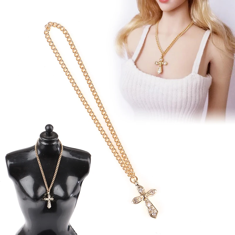 1Pc New 1/6 Scale Cross Necklace Diamond Pendant Jewelry Action Figure Accessories
1Pc New 1/6 Scale Cross Necklace Diamond Pendant Jewelry Action Figure Accessories