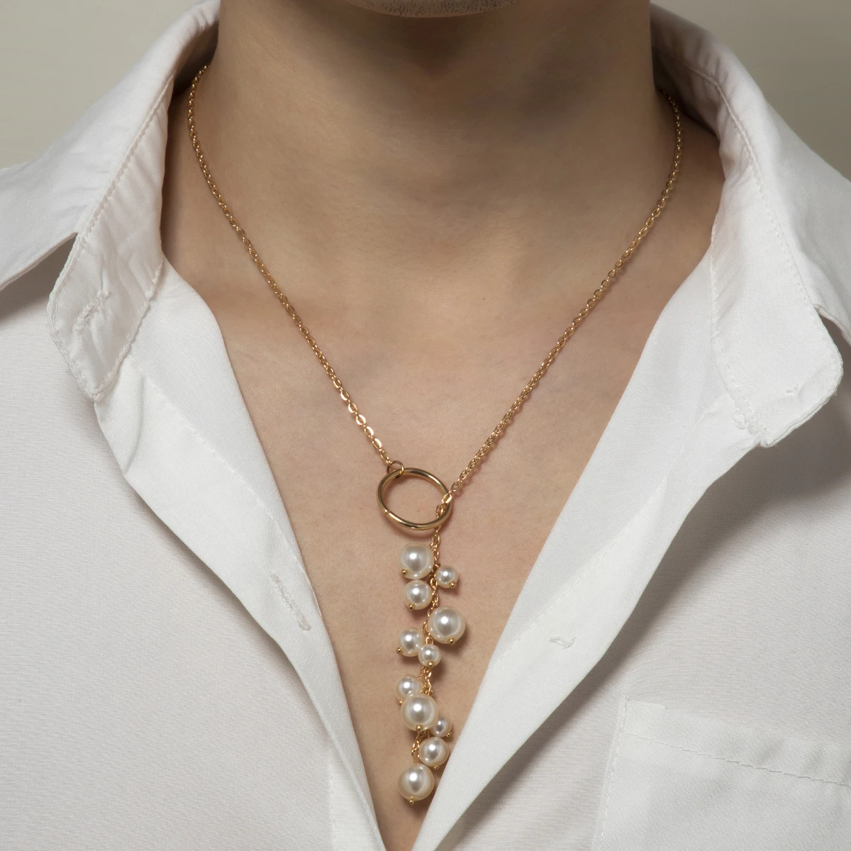 Lacteo Fashion Imitation Pearl Tassel Pendant Necklace for Women Vintage Iron Metal Clavicle Chain Collar Choker Neck Jewelry
Lacteo Fashion Imitation Pearl Tassel Pendant Necklace for Women Vintage Iron Metal Clavicle Chain Collar Choker Neck Jewelry