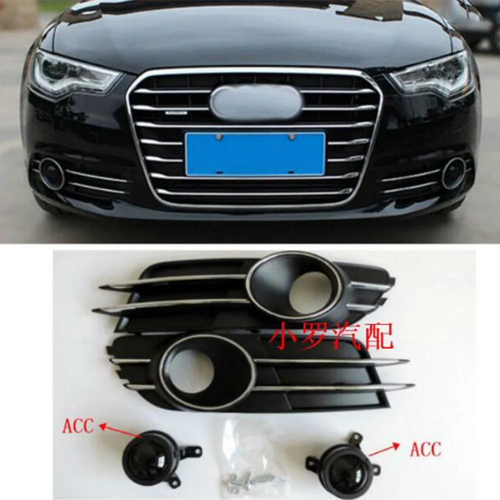 For Audi A6 C7 2012-2018 models modified with ACC fog lamp frame S6 honeycomb fog lamp shade lower mesh grille frame
For Audi A6 C7 2012-2018 models modified with ACC fog lamp frame S6 honeycomb fog lamp shade lower mesh grille frame
